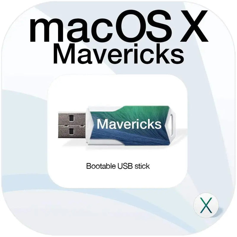 MacOS X 10.6 Mavericks Bootable USB Installations Stick CYBER EDV - SYSTEMS